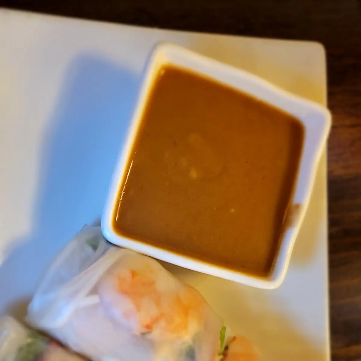 E4 Marinated Grilled Shrimp and Egg Roll