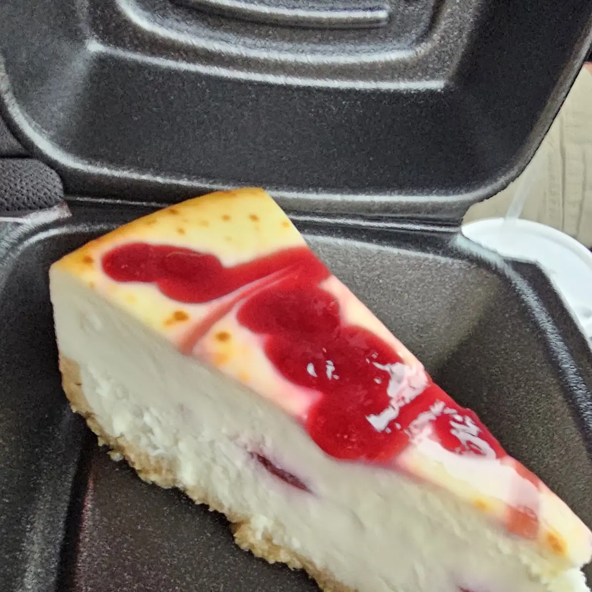White Chocolate Raspberry Cheesecake