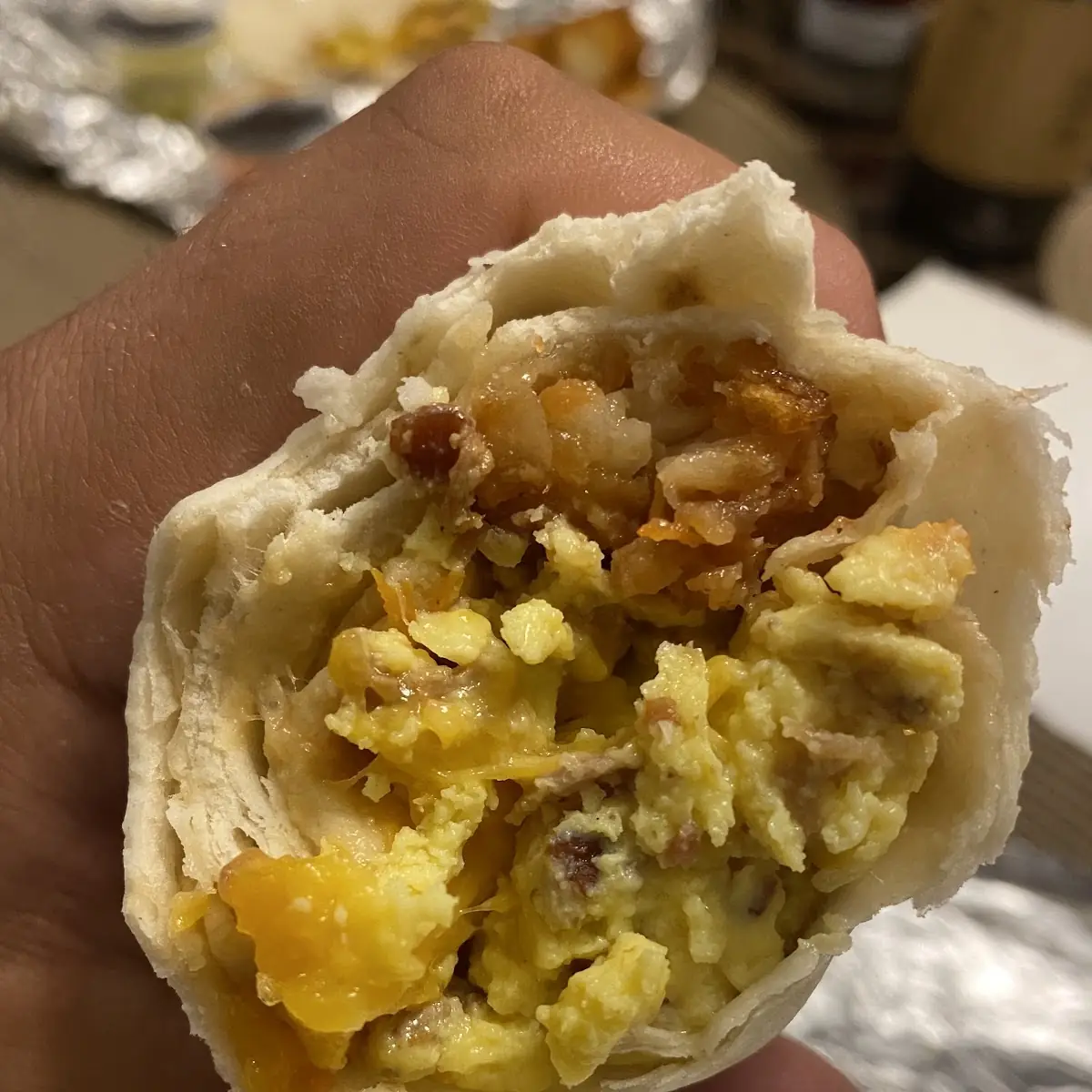 Bacon Egg Burrito