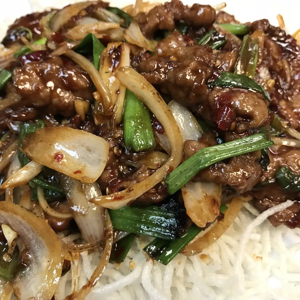 Beef w Garlic Sauce