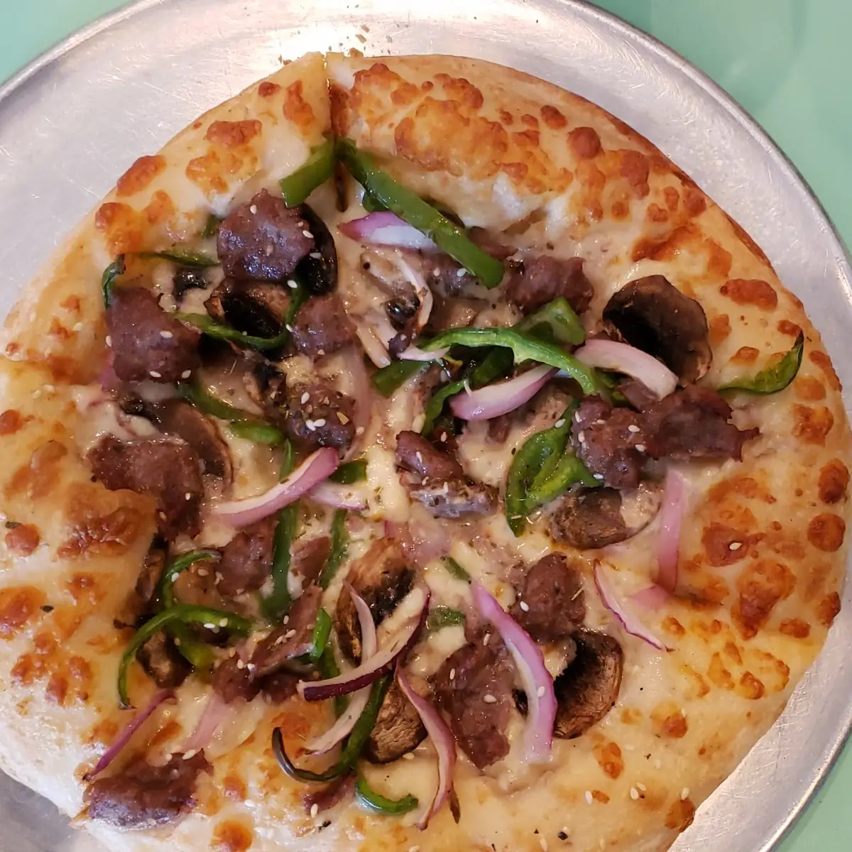 Steak Pizza