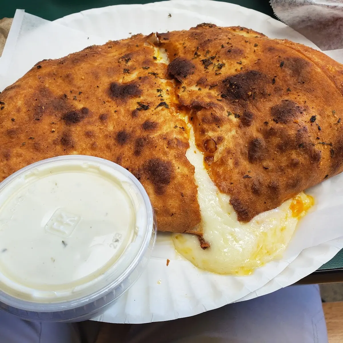 Buffalo Chicken Calzone