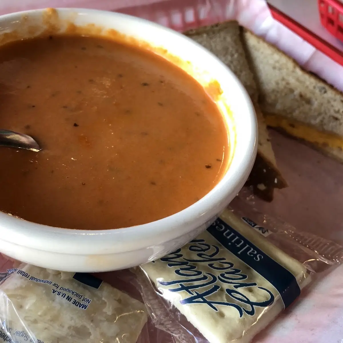 Tomato Basil Soup & Grilled Cheese