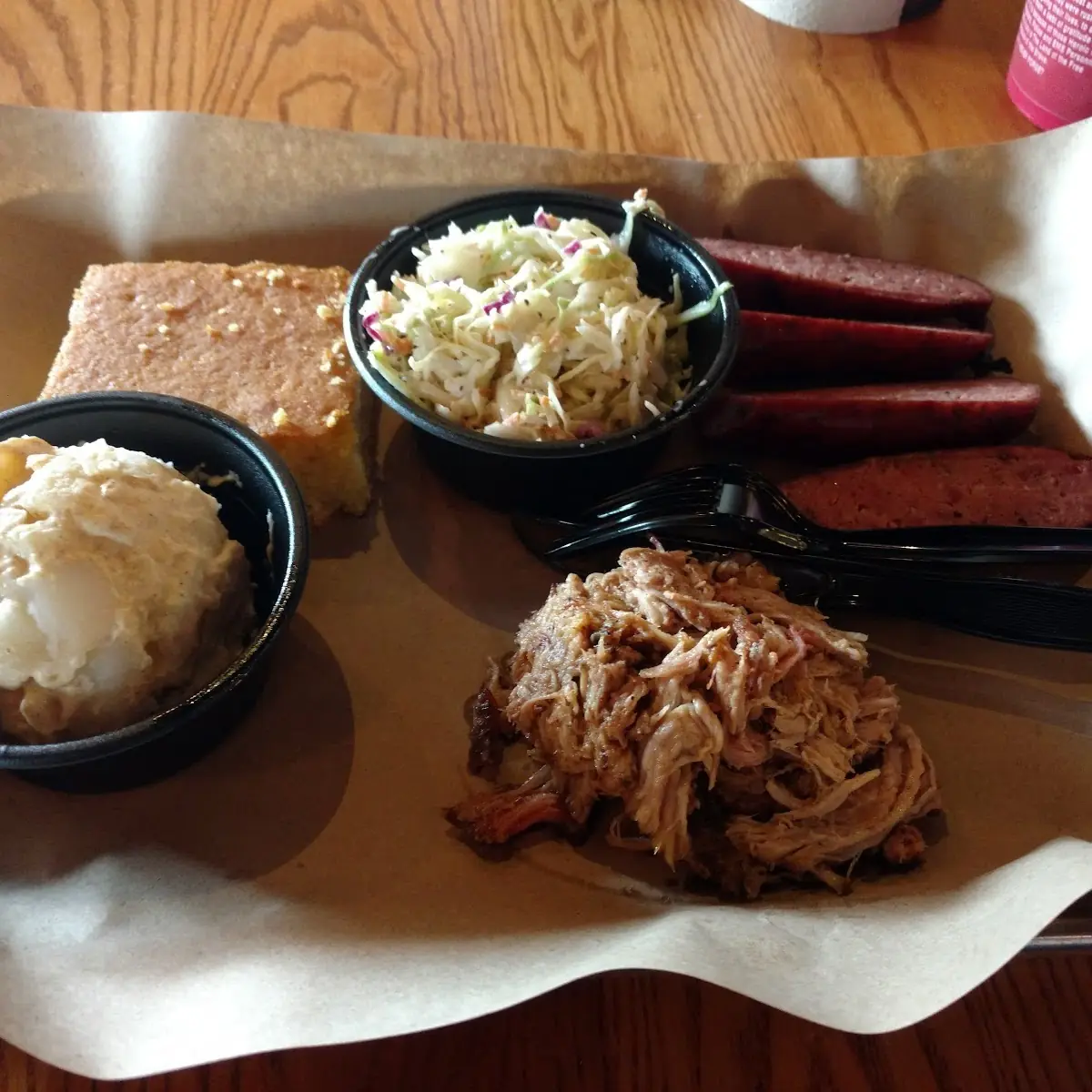 Brisket Sandwich with Baked Beans
