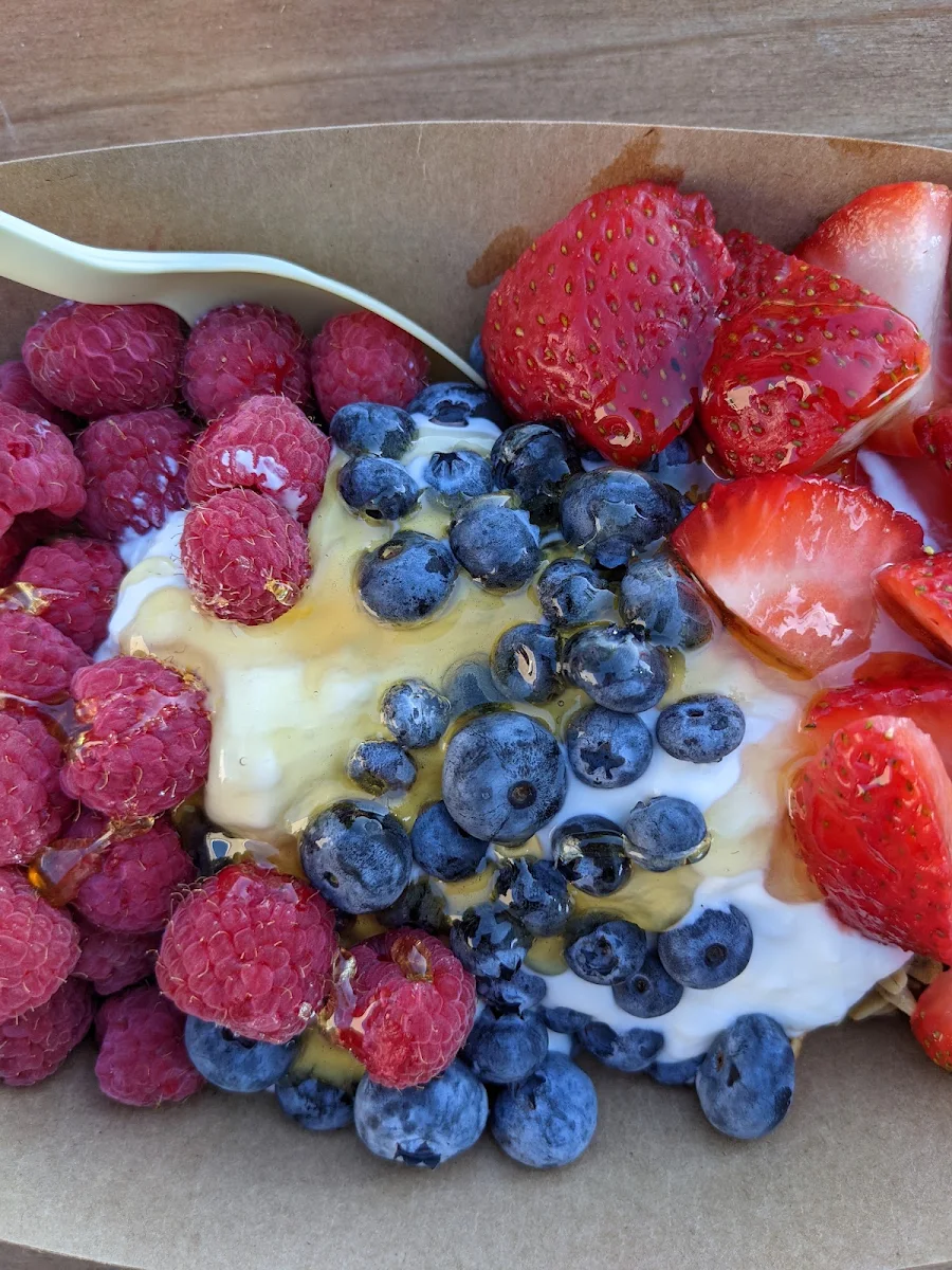 Yogurt Berries and Granola Bowl
