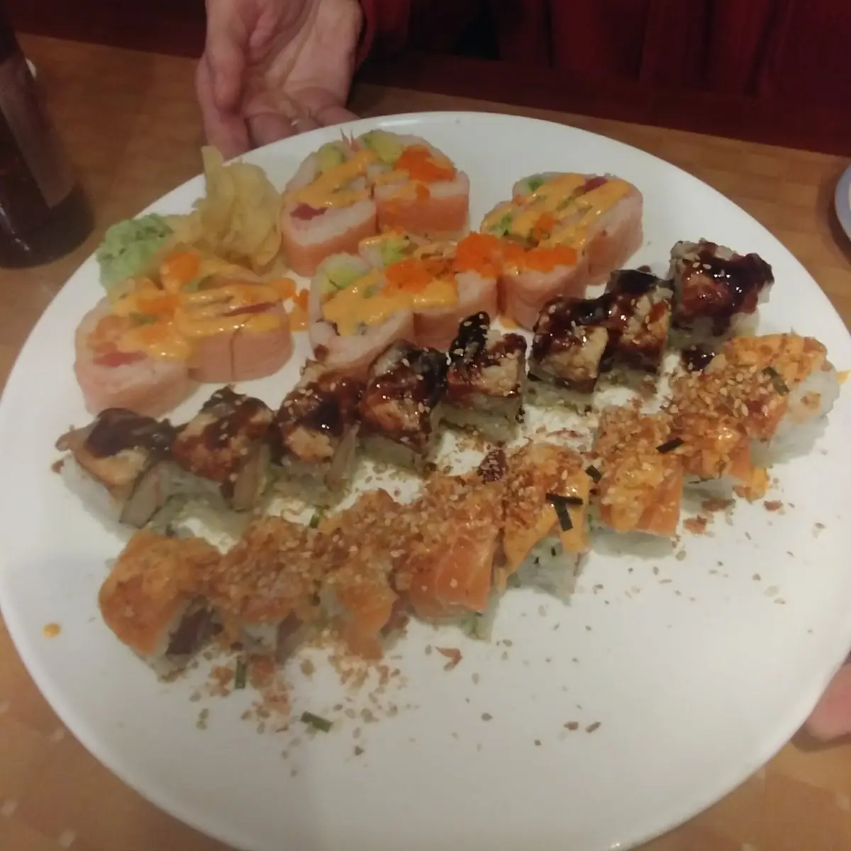 Tiger Roll Eel Lovers Roll Red Dragon Roll