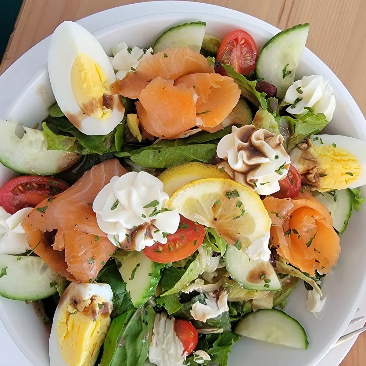 Lox Salmon Salad