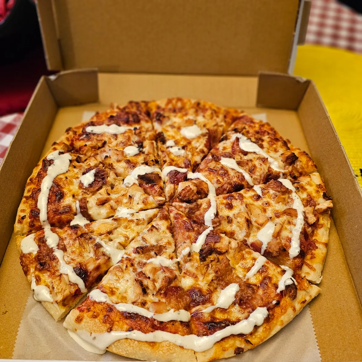 Chicken Bacon Ranch Pizza