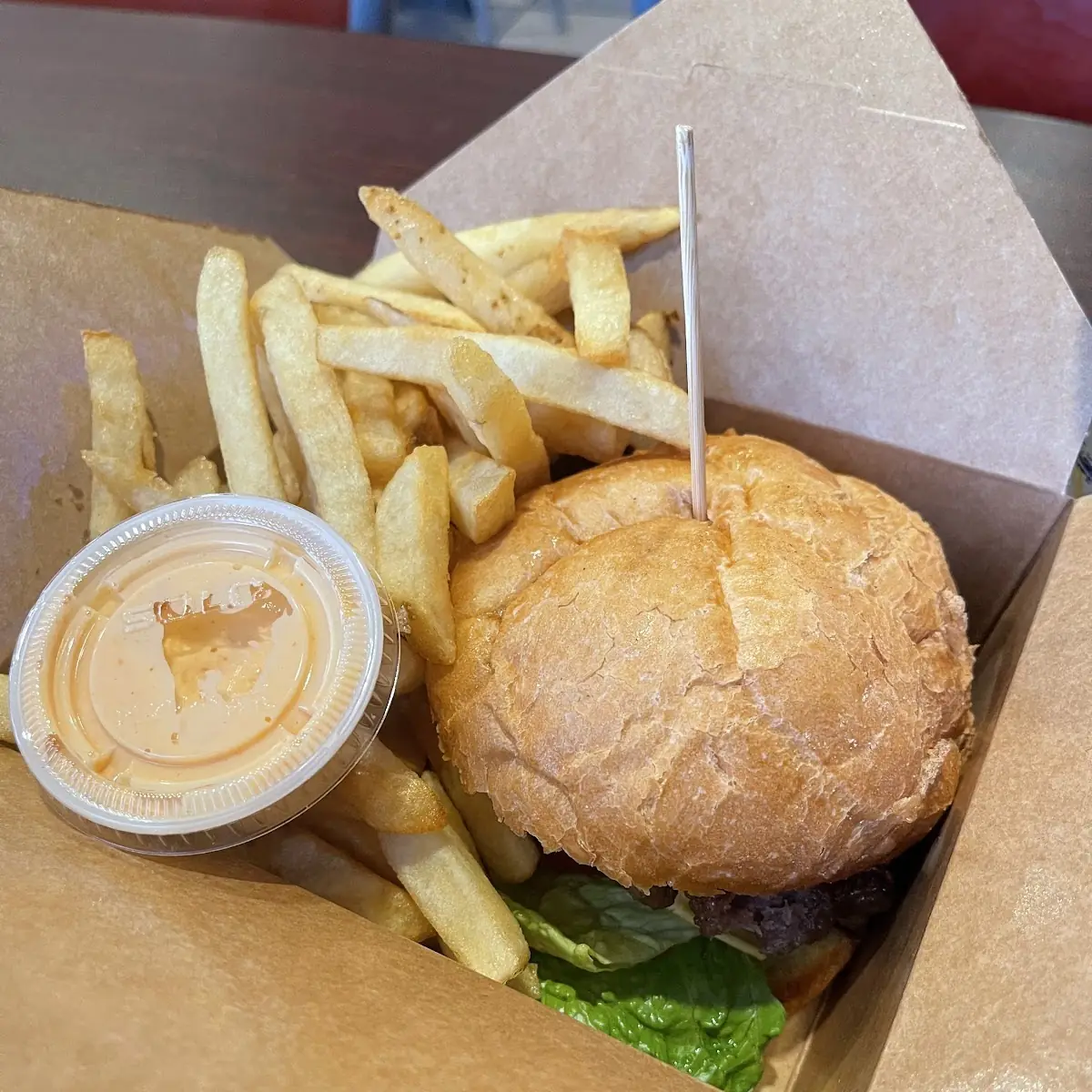 Bulgogi Burger and Fries