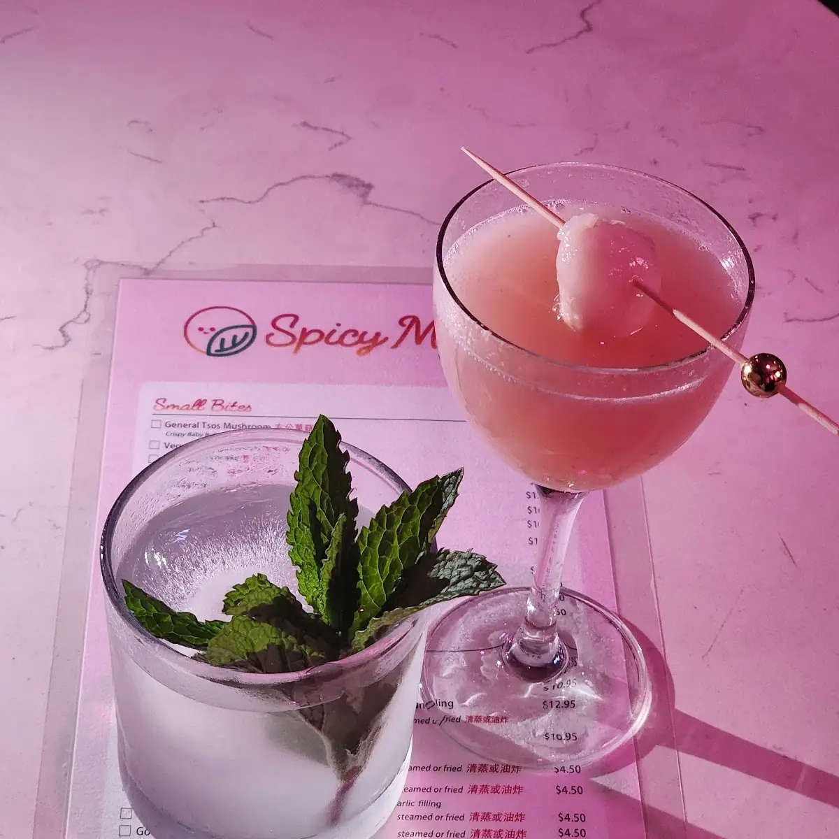 Lychee Martini & Mule