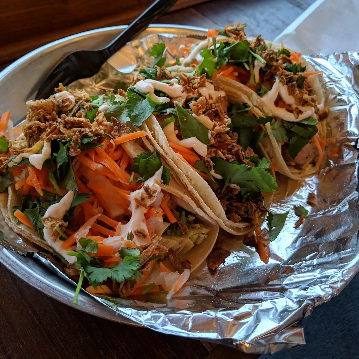 Lemongrass Chicken Tacos