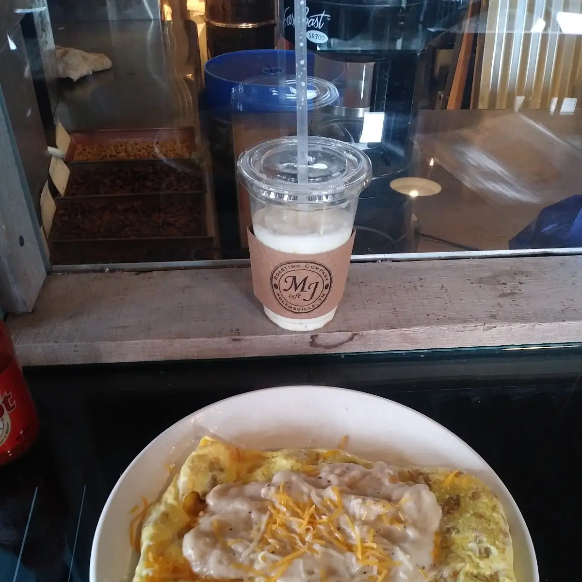 Kitchen Sink Omelette Cake Batter Frappe