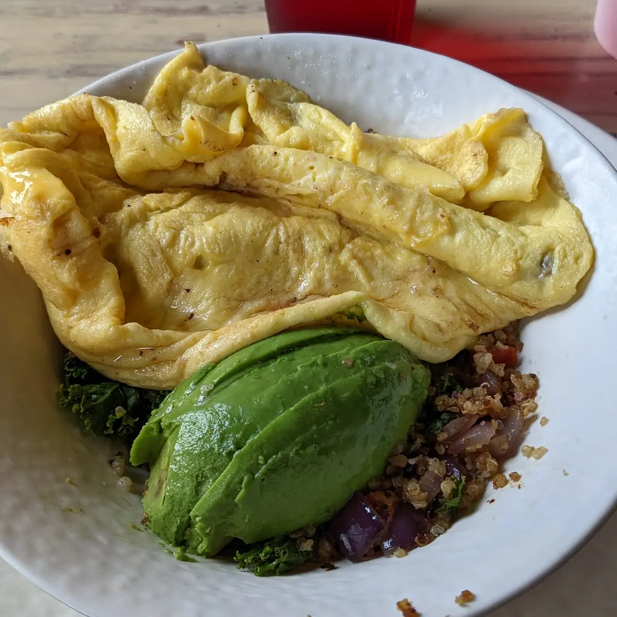 Quinoa Power Bowl with Scrambled Egg
