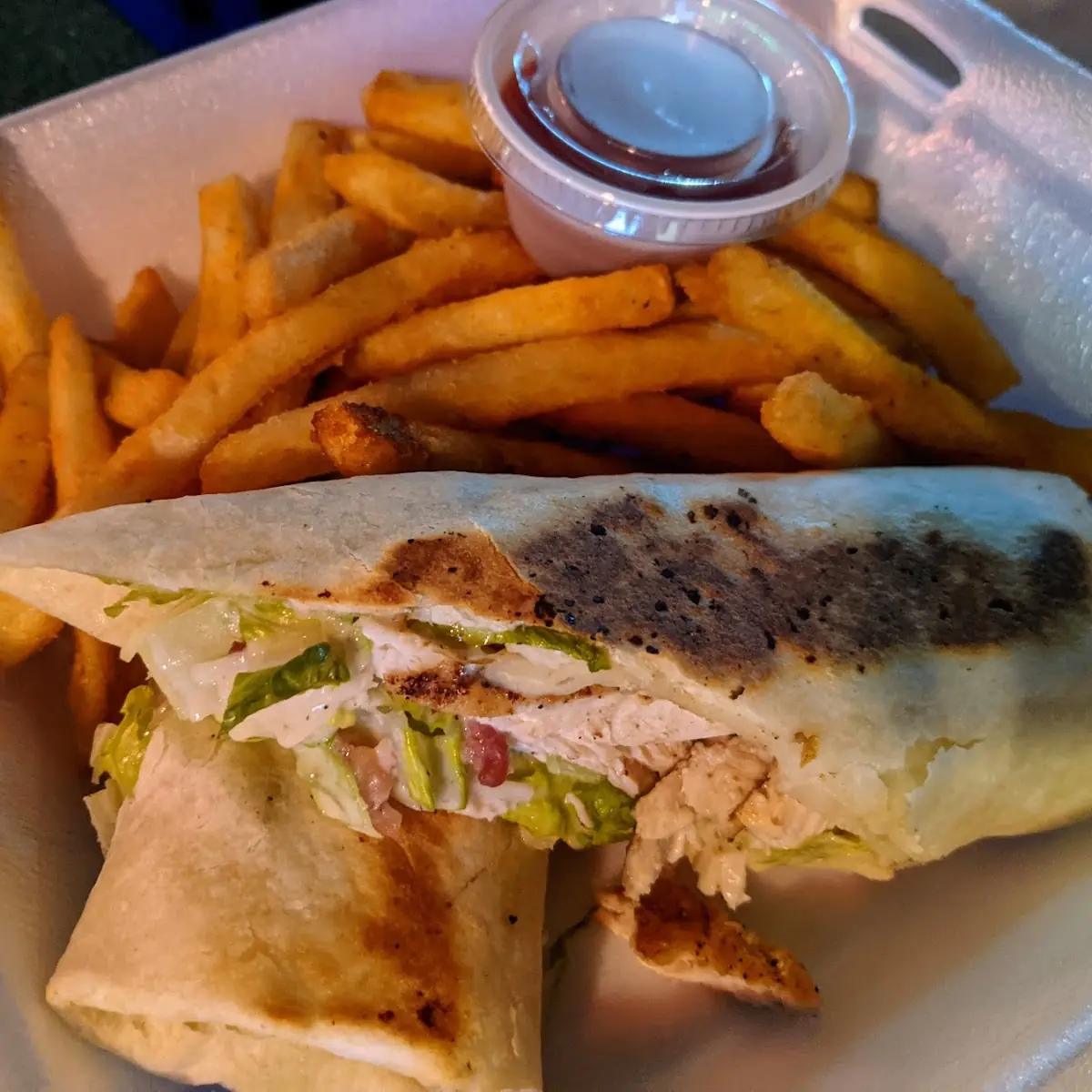 Bacon Chicken Caesar Wrap