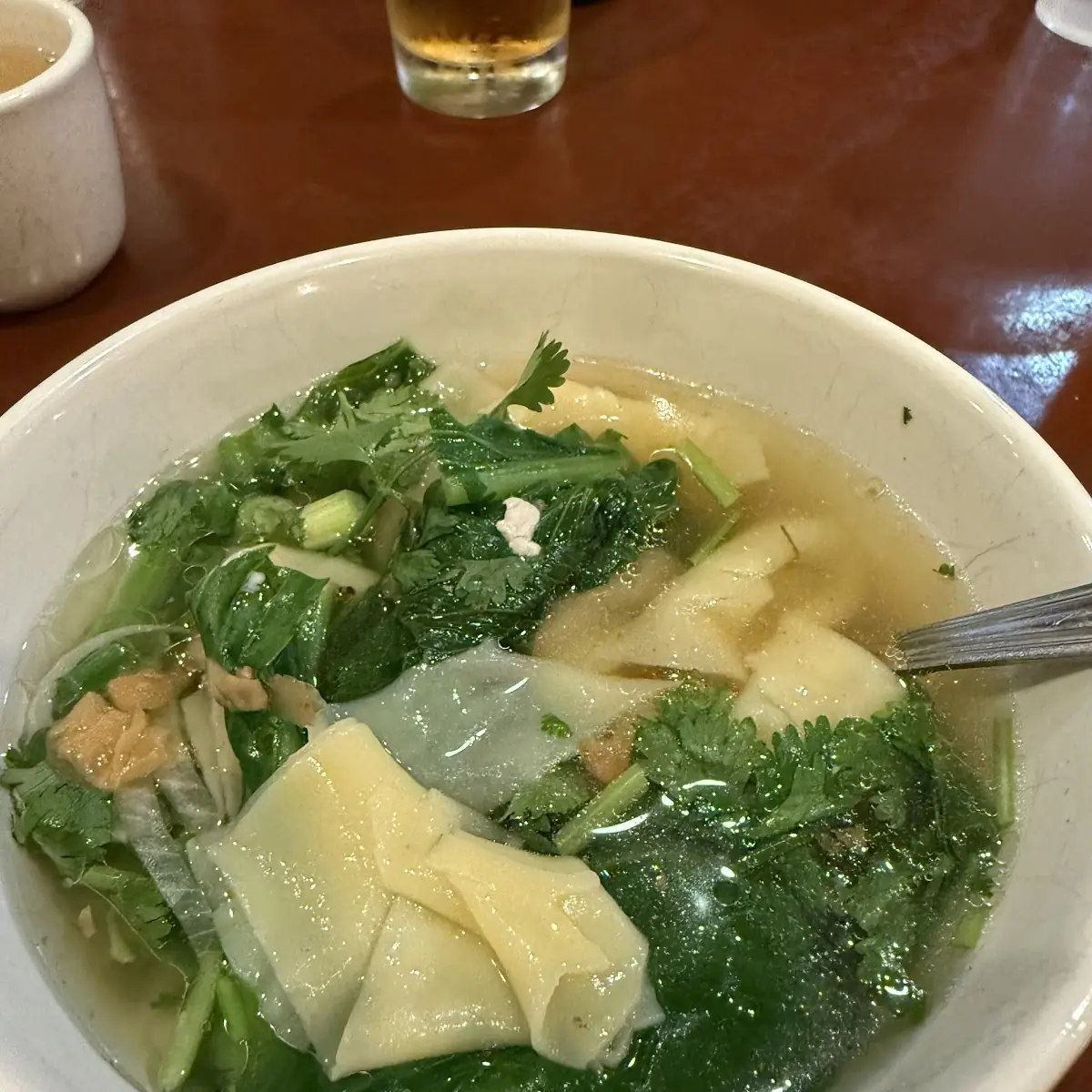 Wonton Soup Thai Style