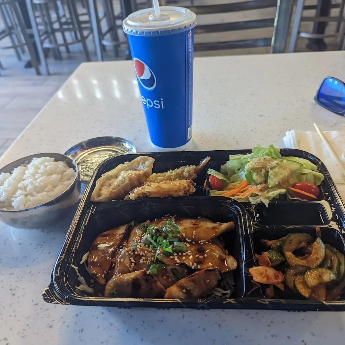 Bento Box with Teriyaki Chicken
