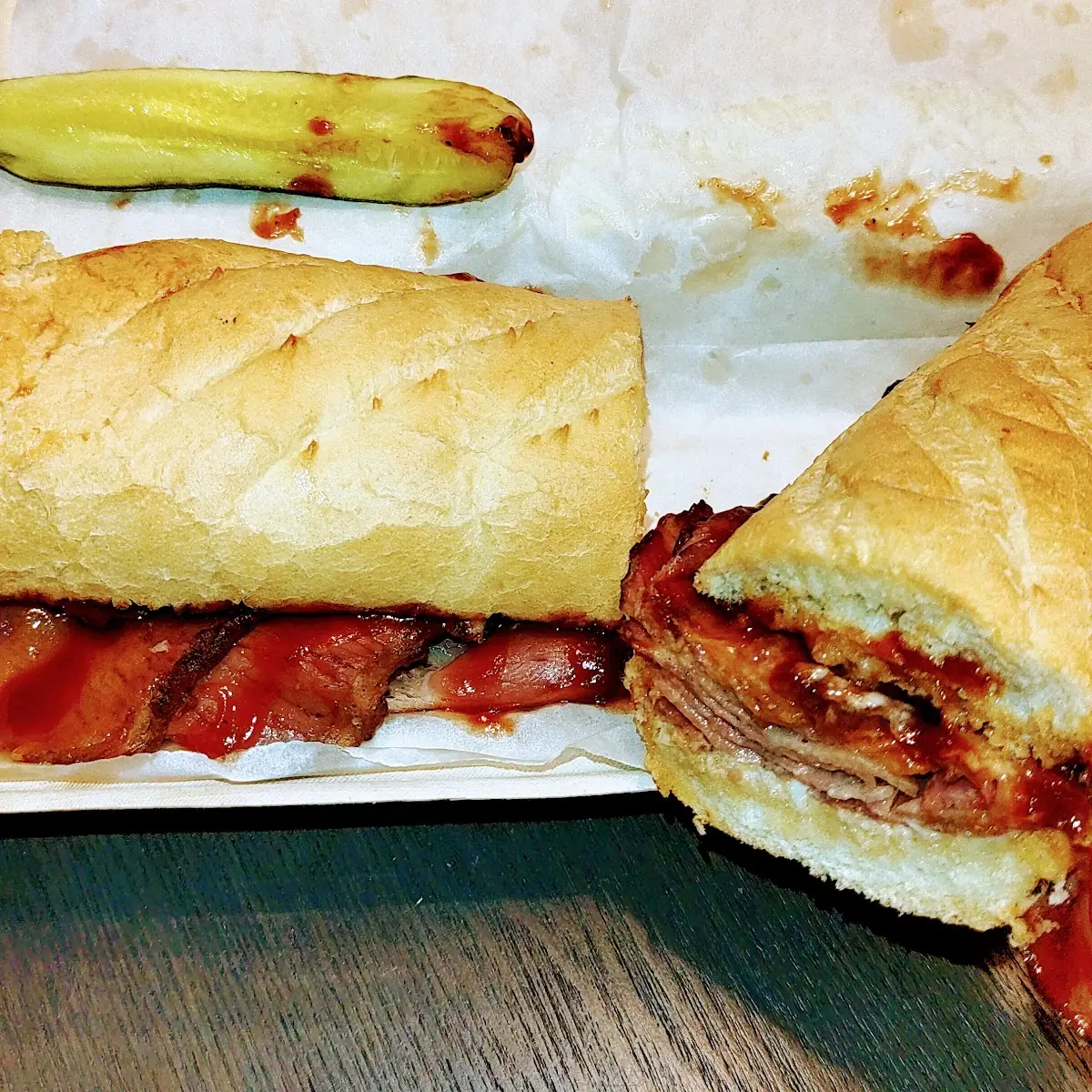 Smoked Brisket with Cheddar Cheese