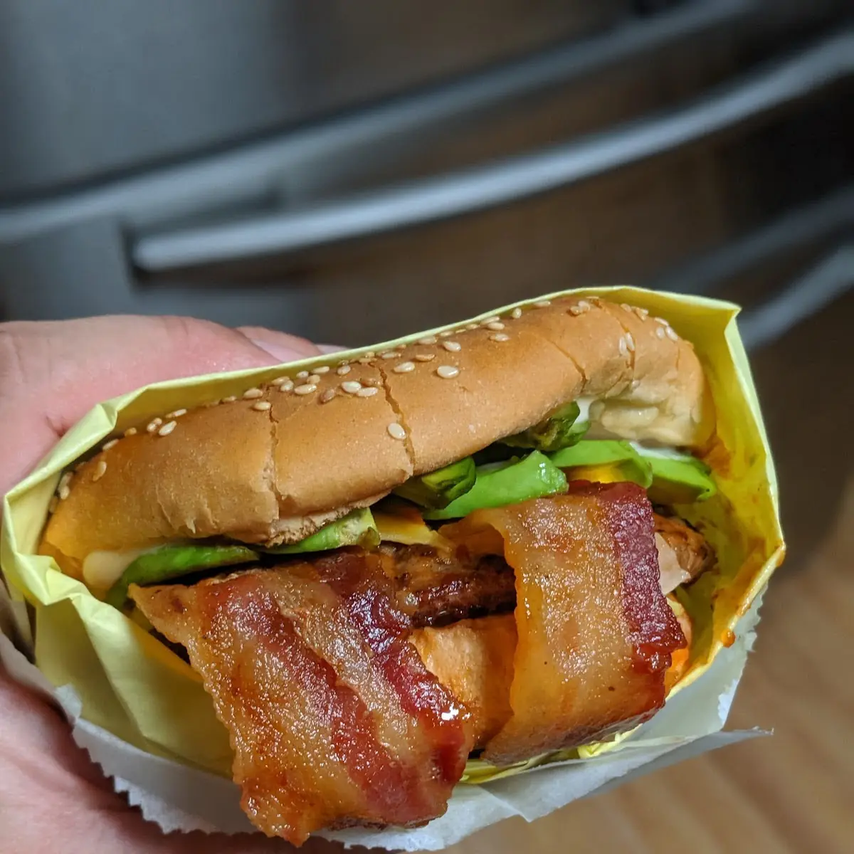 Bacon Avocado Cheeseburger