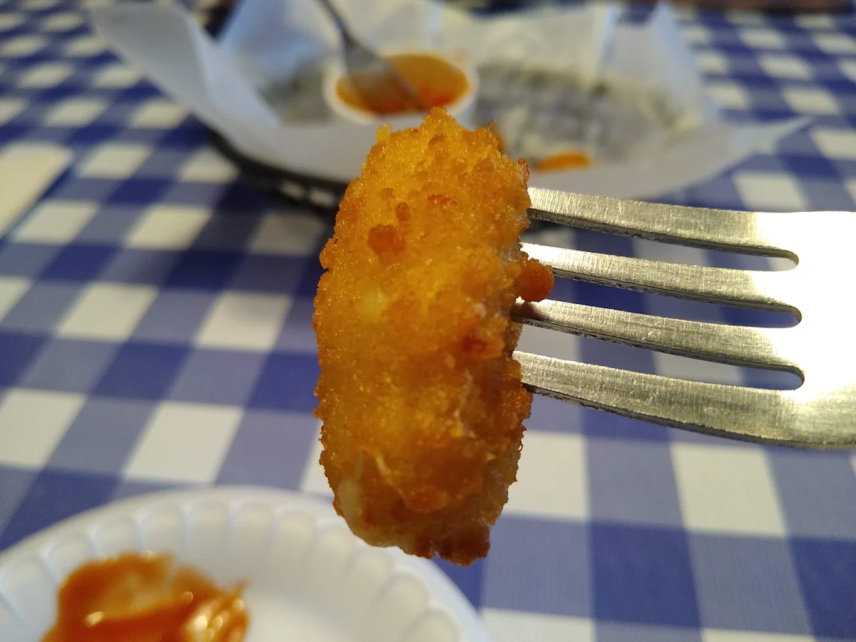 A Huge Cheese Curd