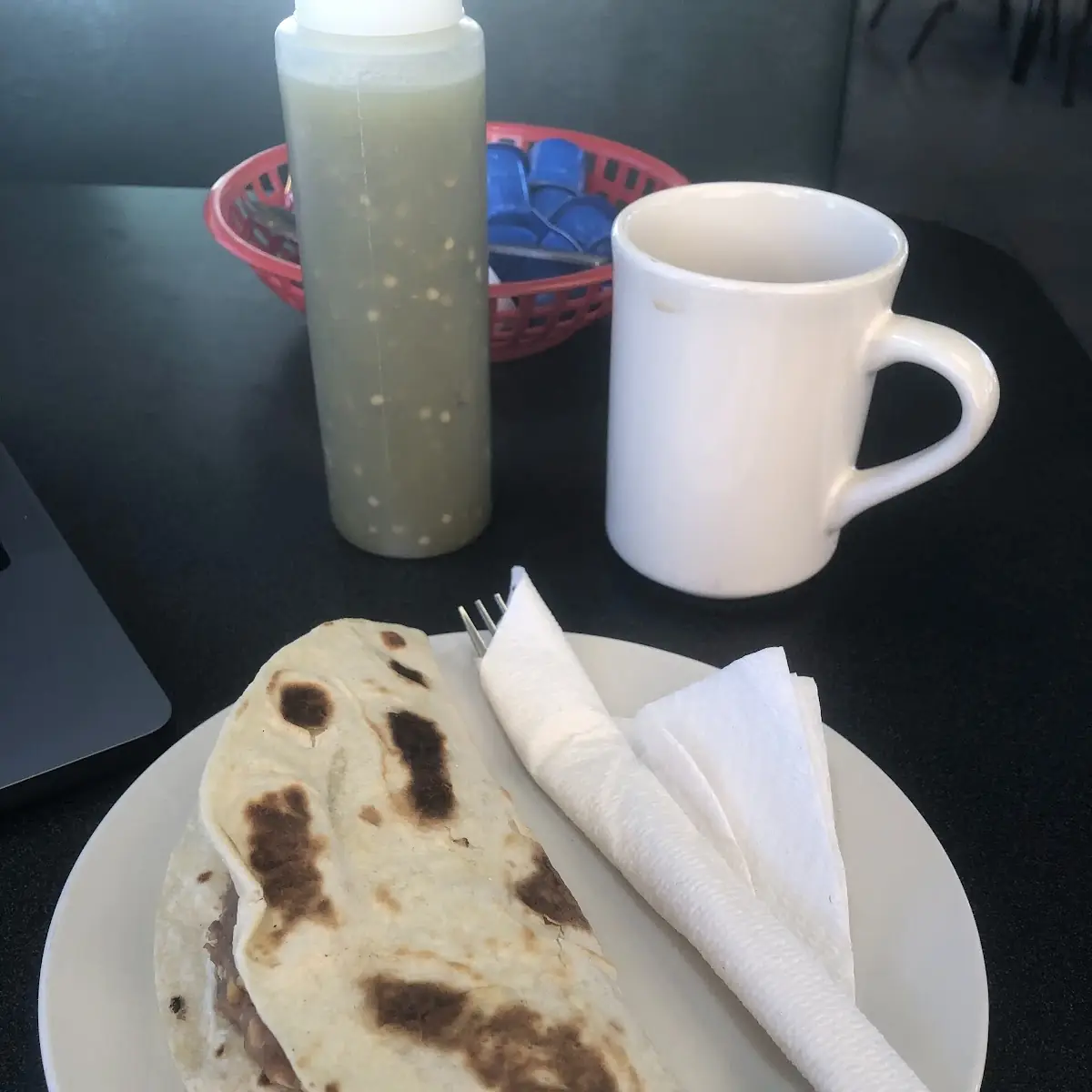 Egg and Bean Tacos