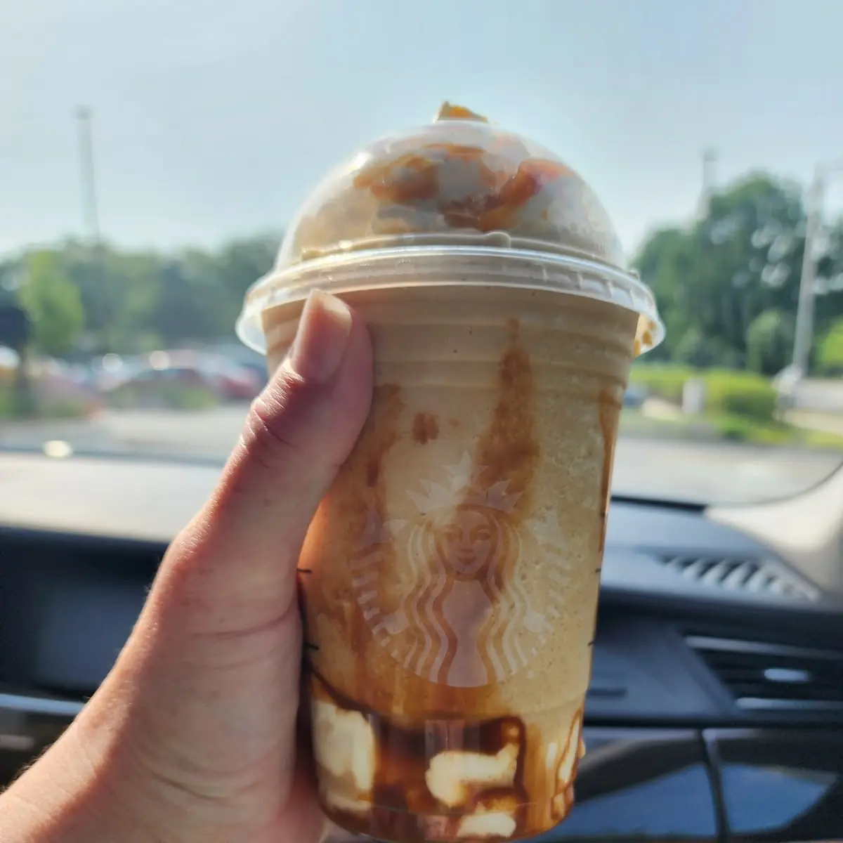 Caramel Ribbon Crunch with Coffee
