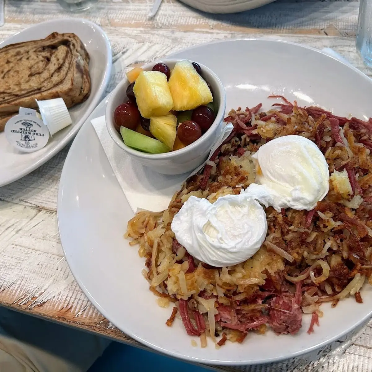 Corned Beef Hash and Poached Eggs