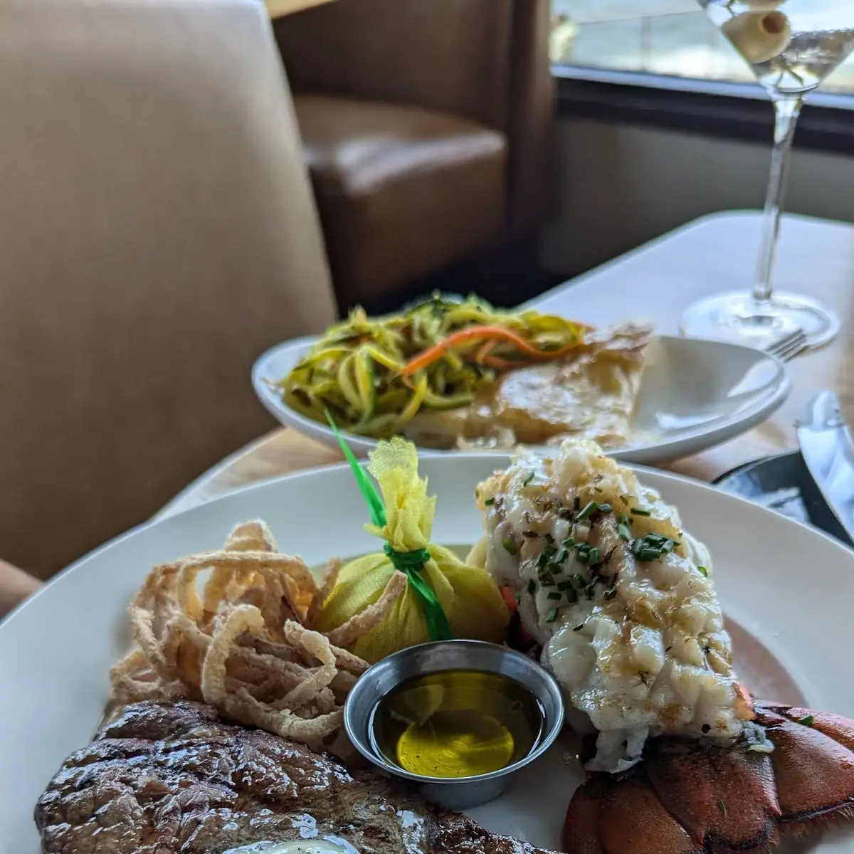 Lobster Tail & Rib Eye Steak