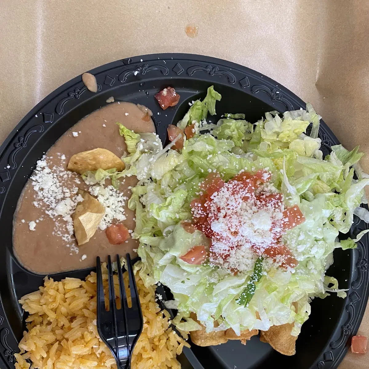 Chicken Taquitos Combo Fried Rice