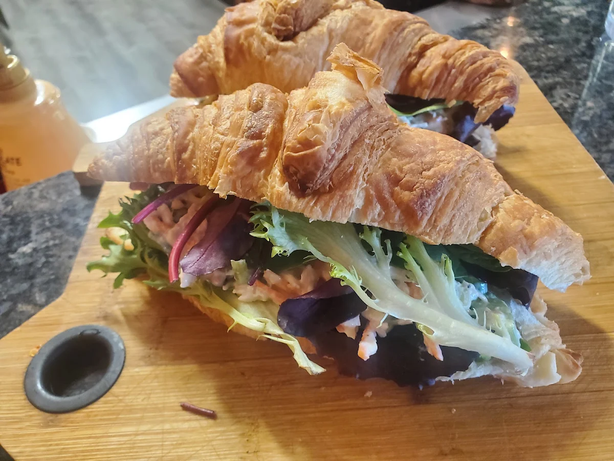 Drip Coffee and Sandwich