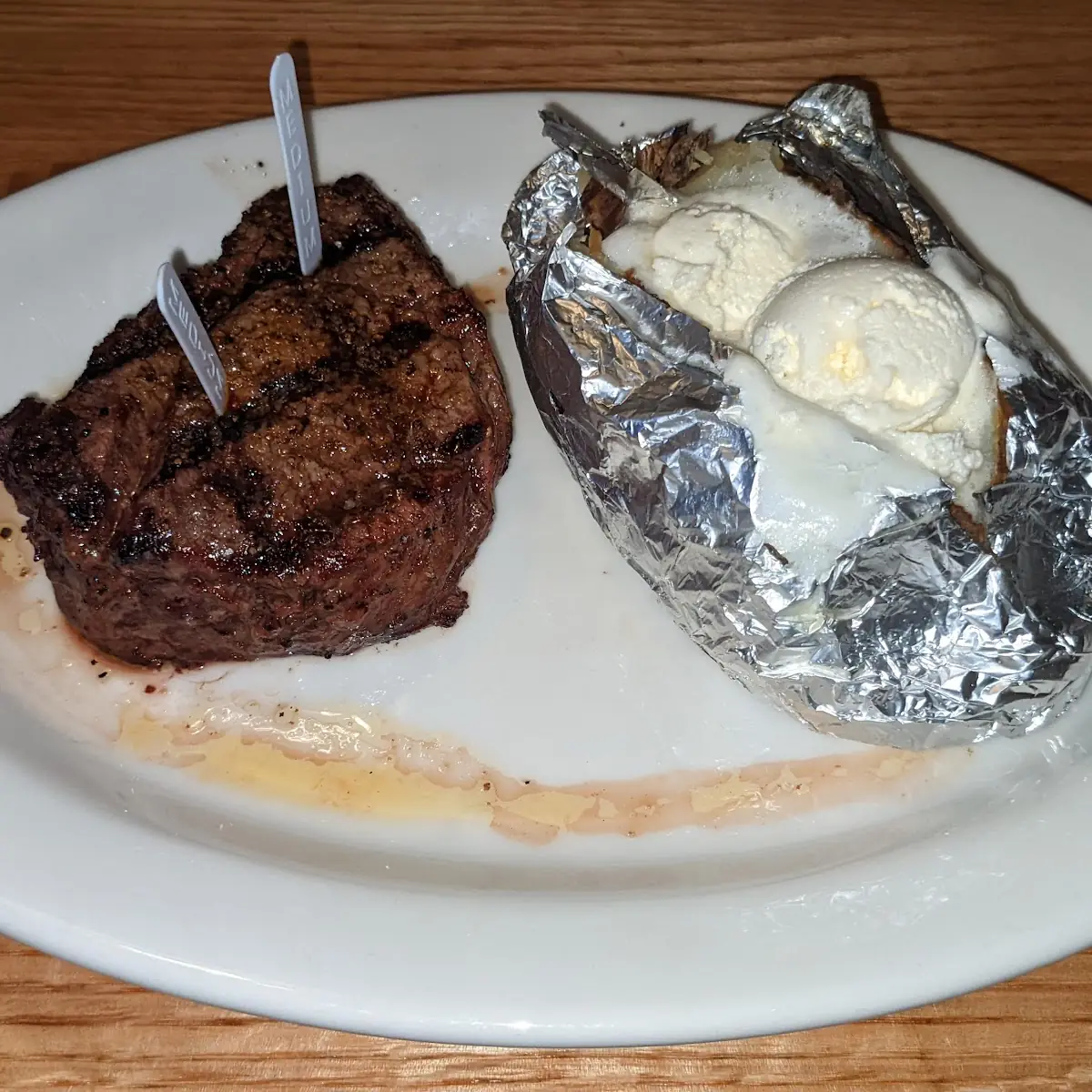 Ribeye and Baked Potato