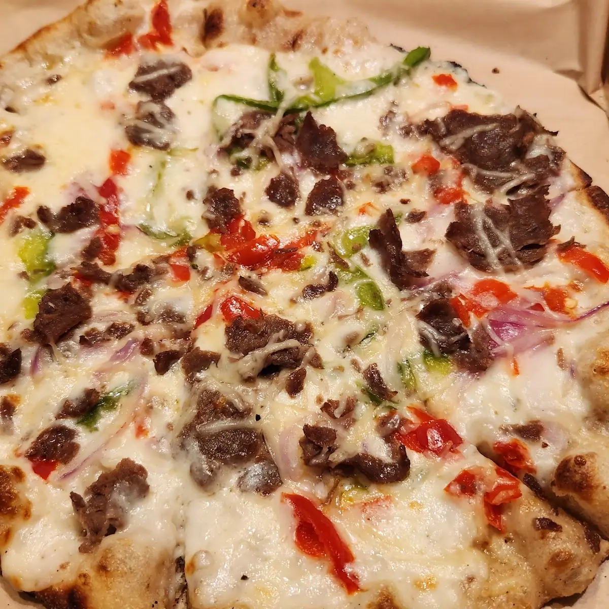 Philly Cheesesteak Pizza
