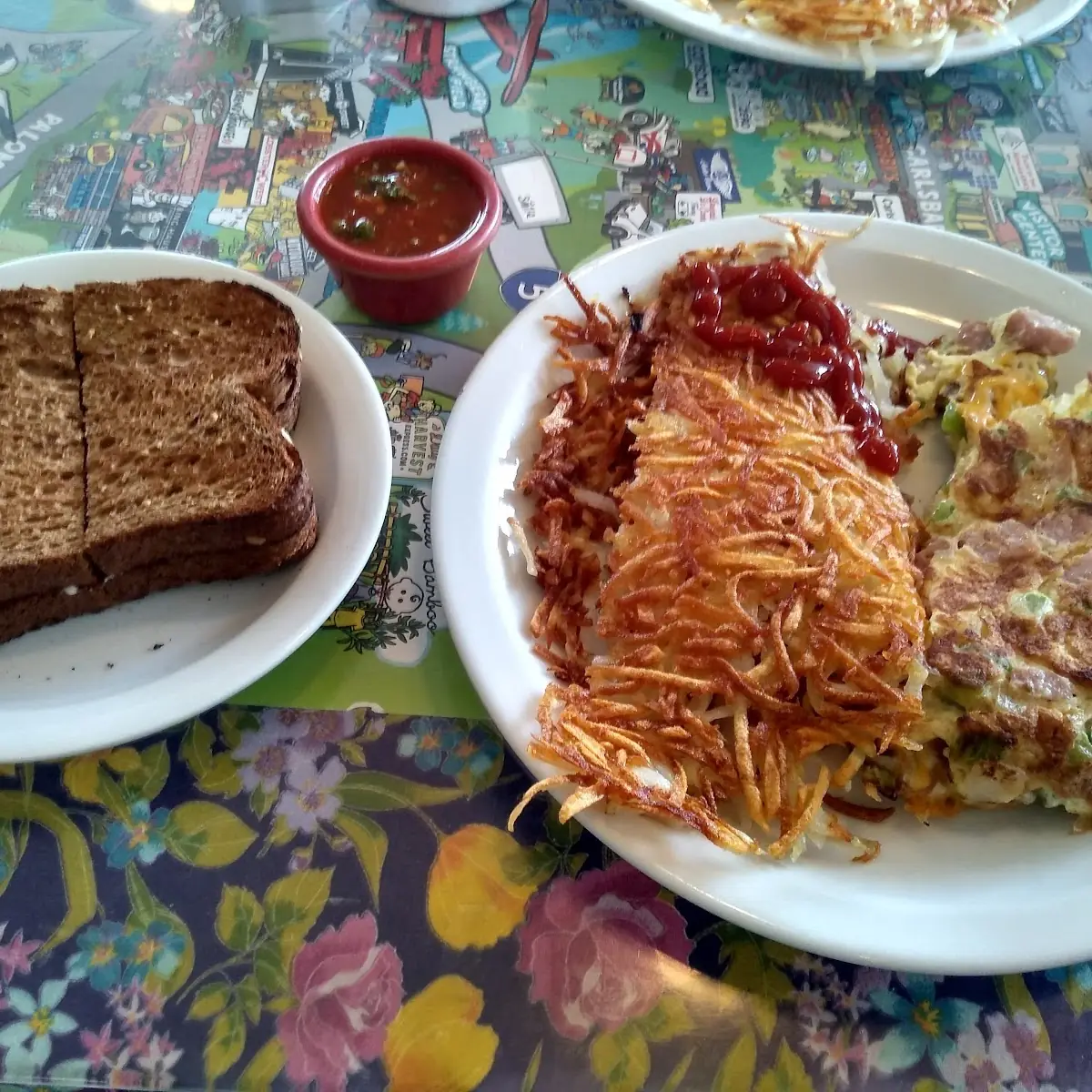 Denver Omelette and Hash Browns