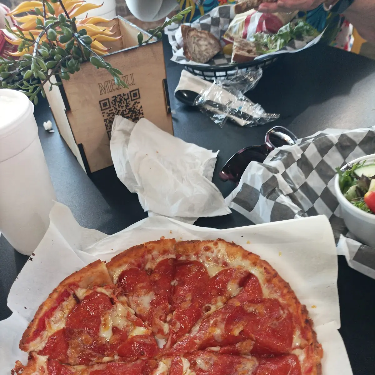 Halfsies Pepperoni Pizza & Side Salad