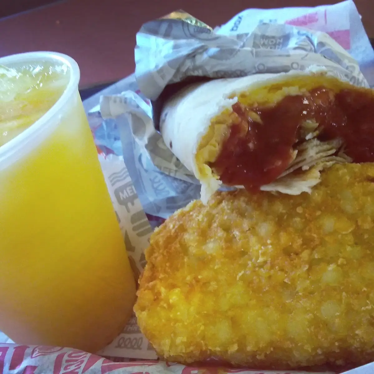 Breakfast Burrito Meat Lovers Pizza