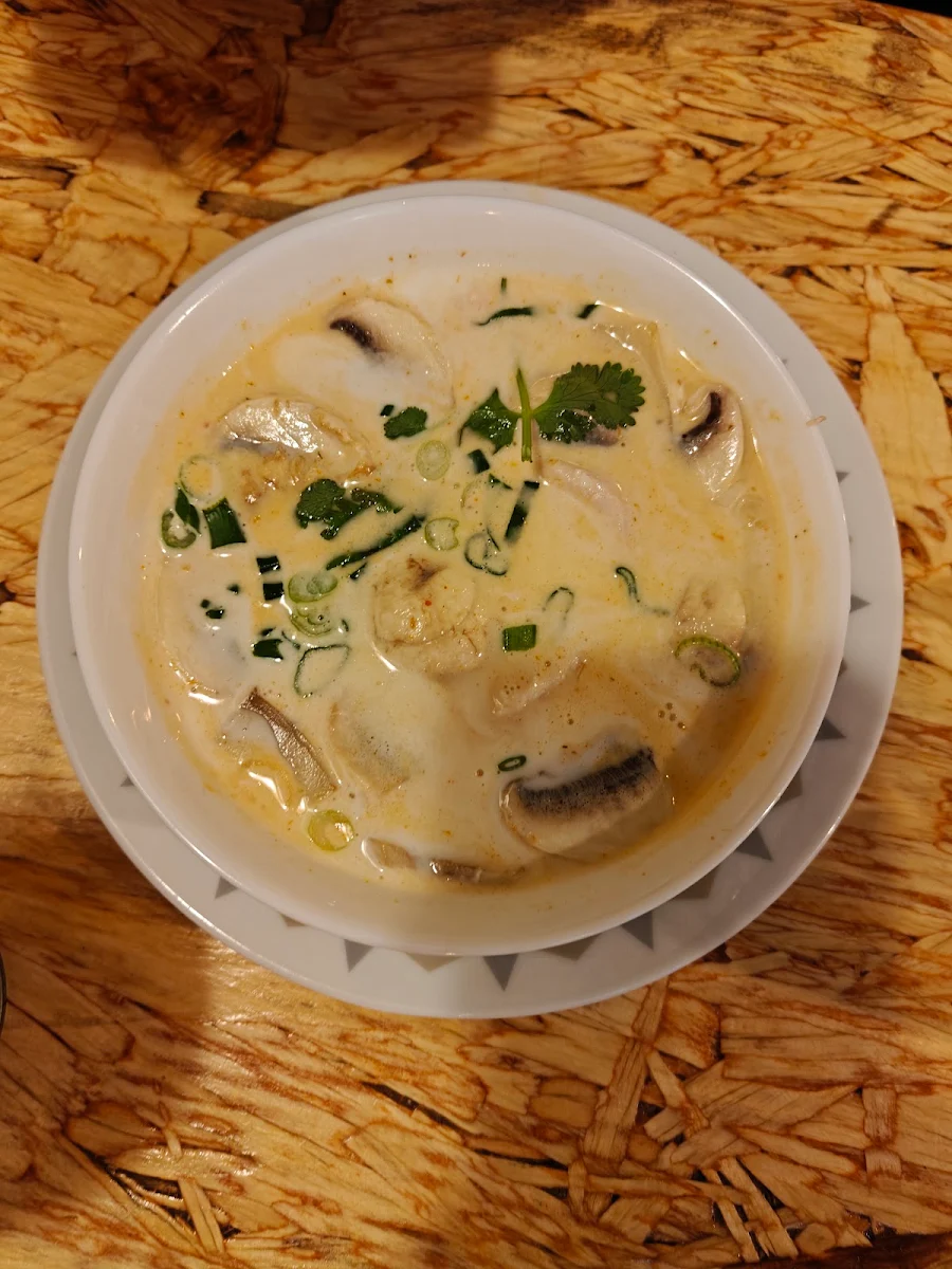 B2 Tom Kah Chicken Thai Coconut Soup, Thai Town Restaurant