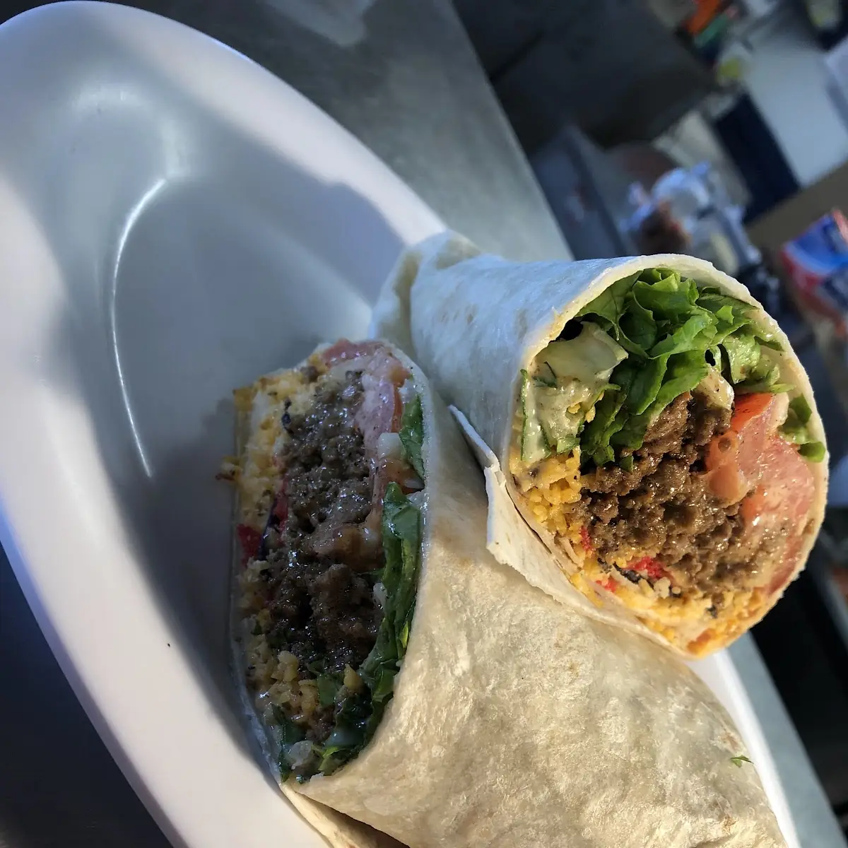 Taco Grande Wrap with Side Choice