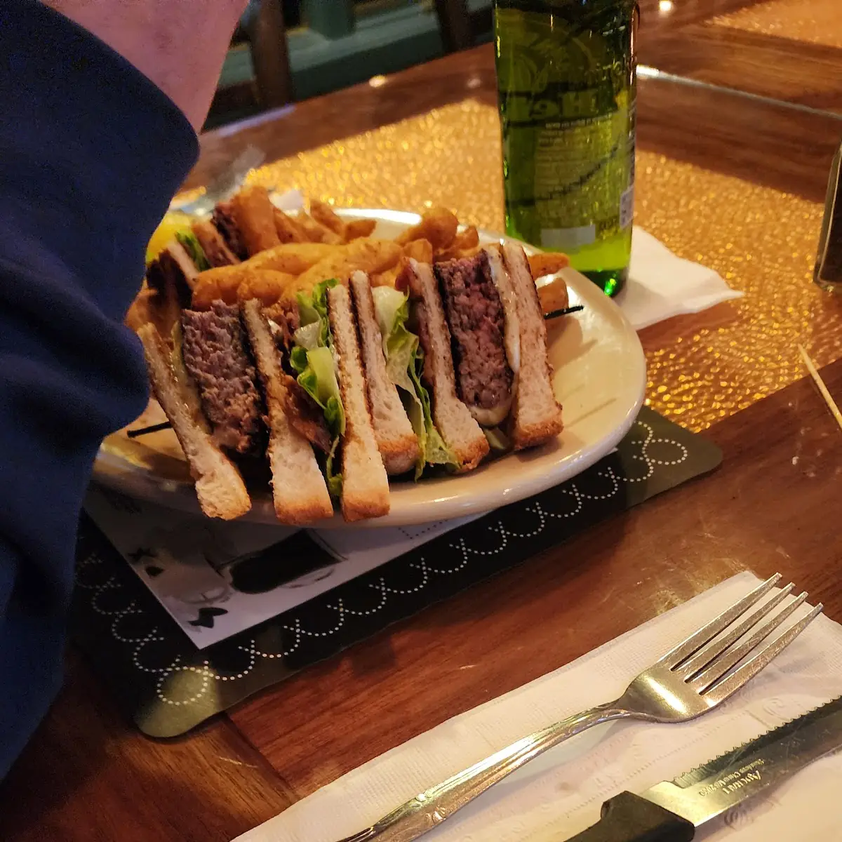 Roast Beef Club Sandwich