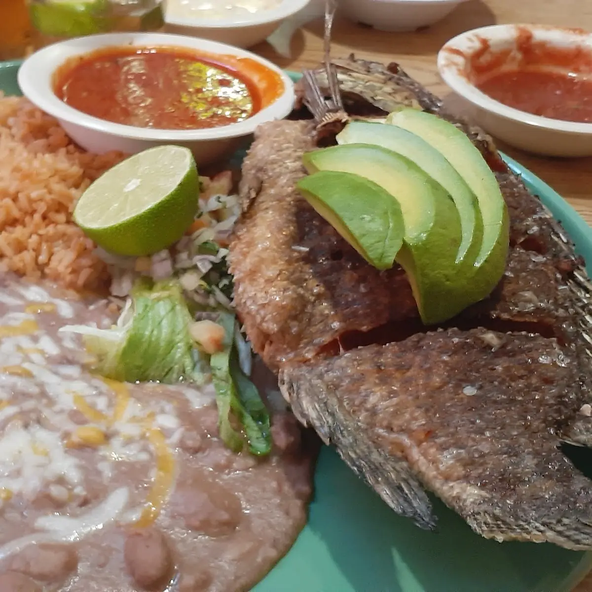 Pescado De La Plancha Fried Whole Fish