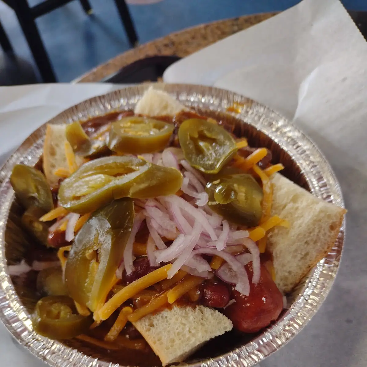 Nathan's 1/4 Lb Chili Cheese Dog w/Onion