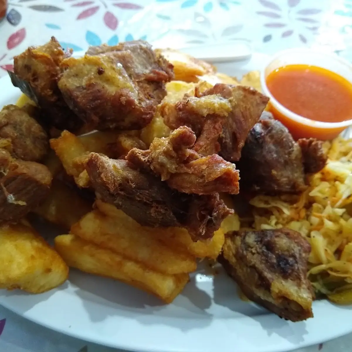 Yuca Con Chicharron Fried Cassava and Pork