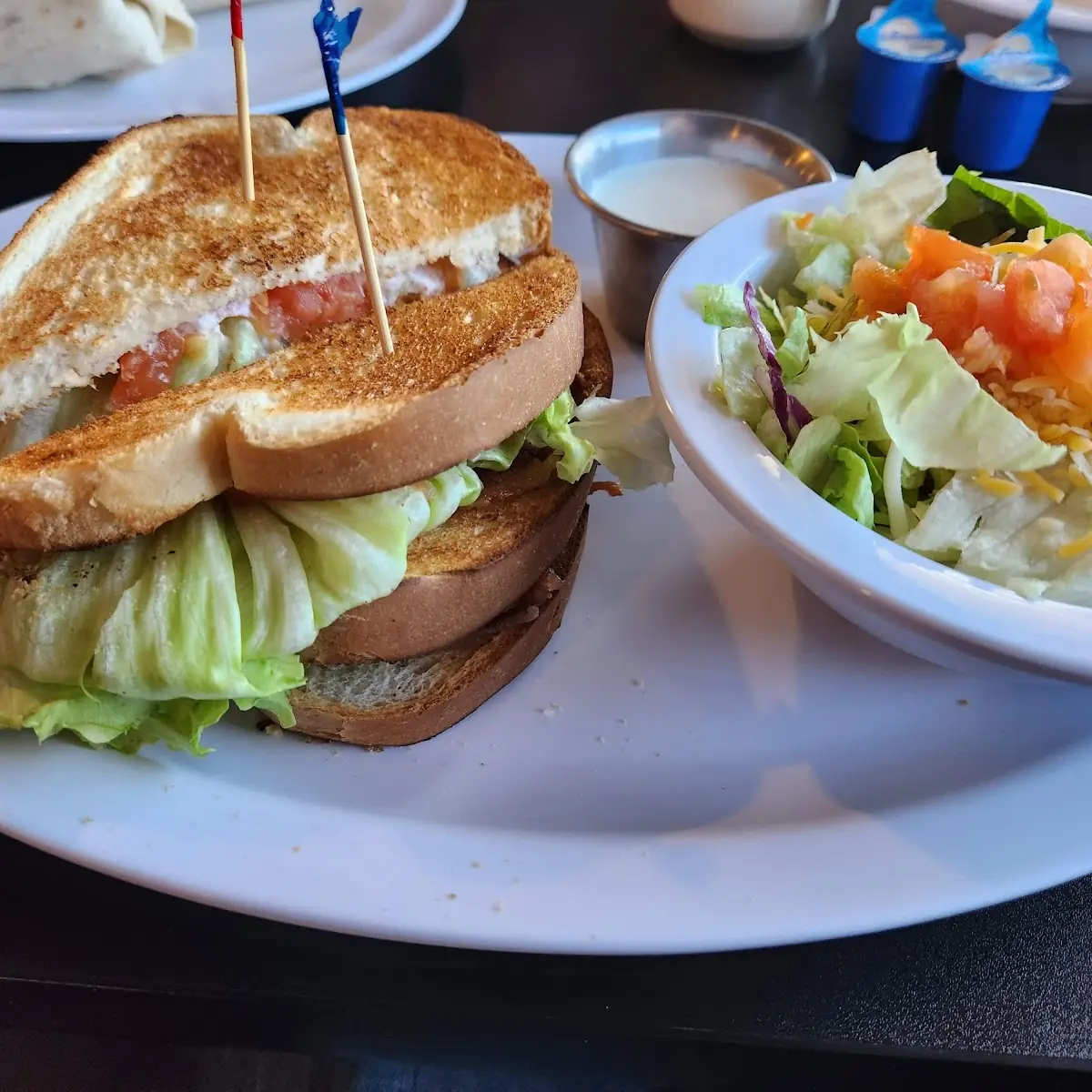 Triple Decker Club with Sid Salad