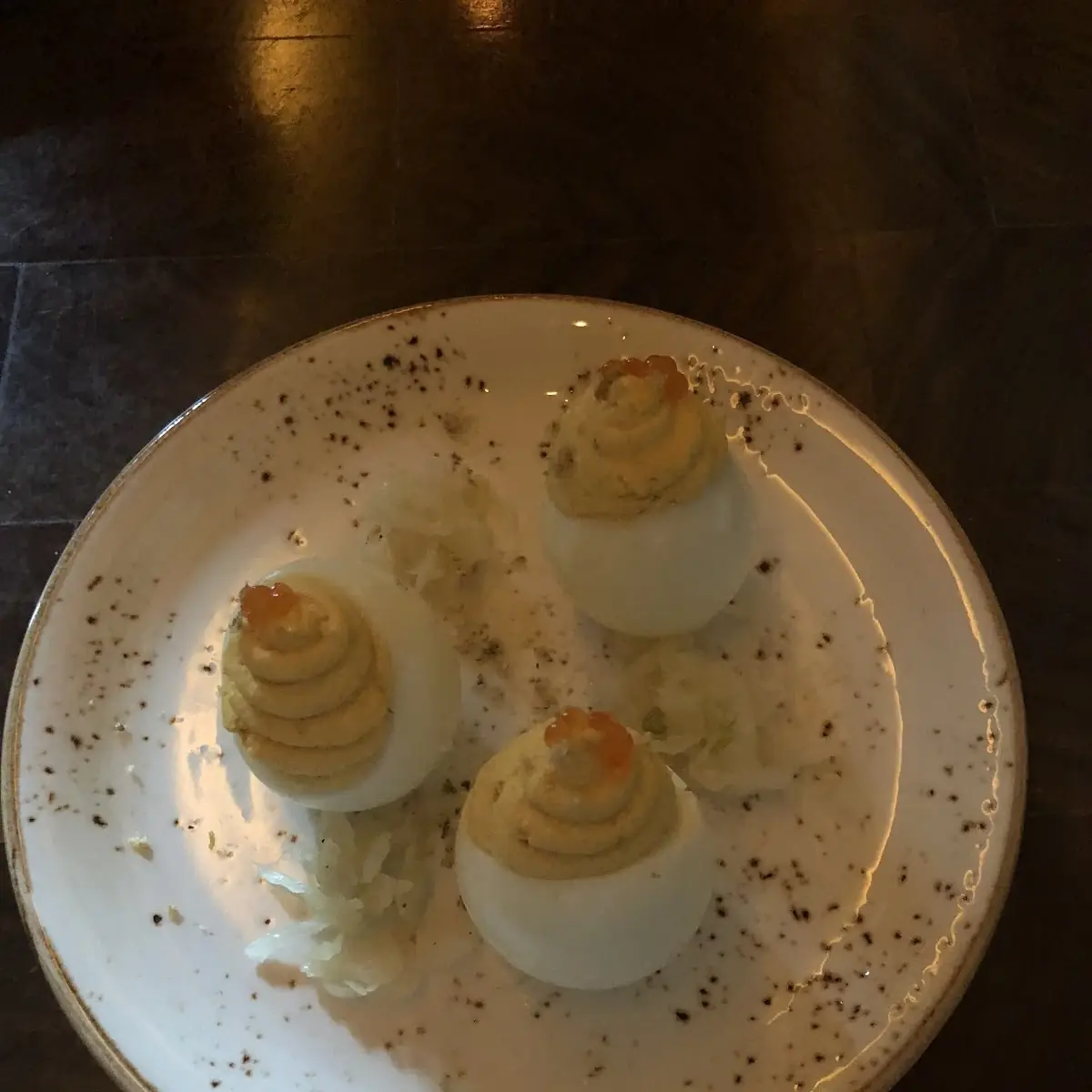 Deviled Eggs Florentine