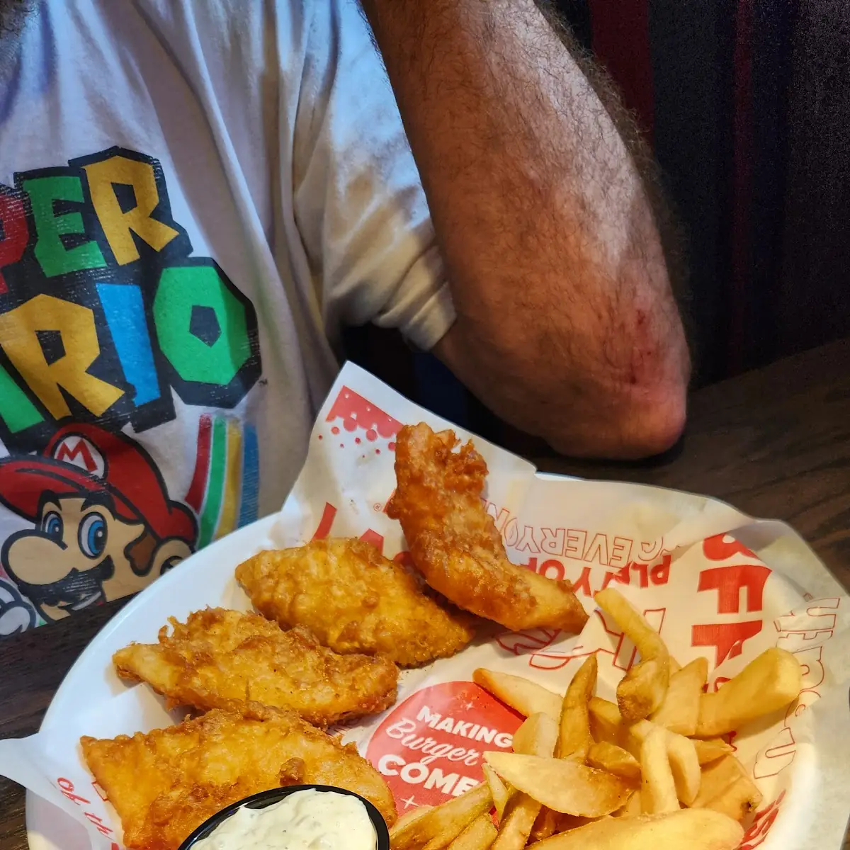 Battered Fish and Chips