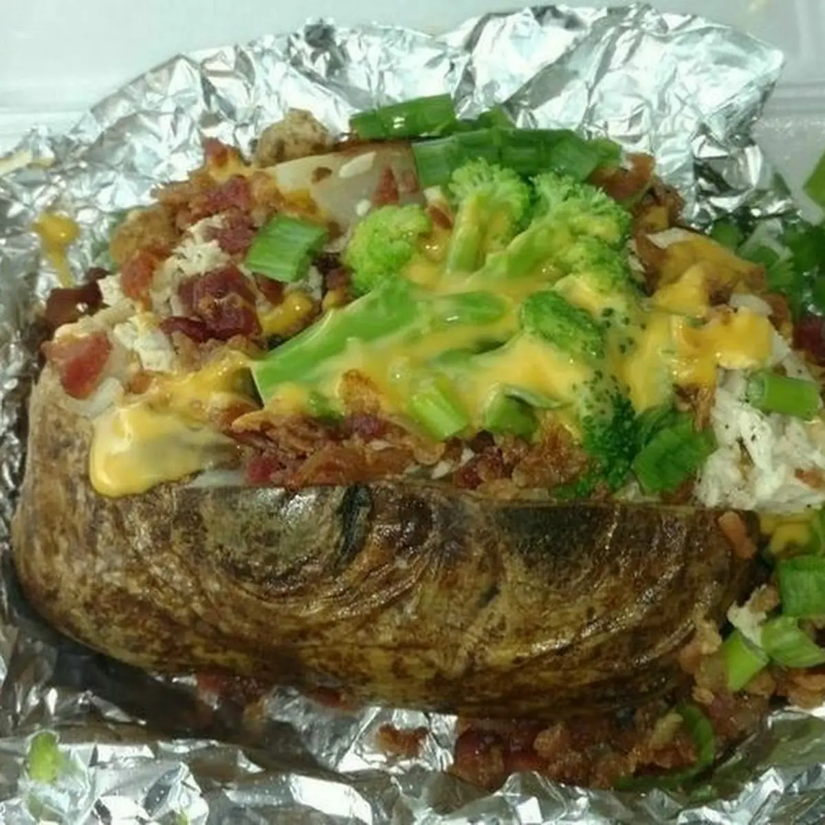 Loaded Baked Potato with Pulled Pork