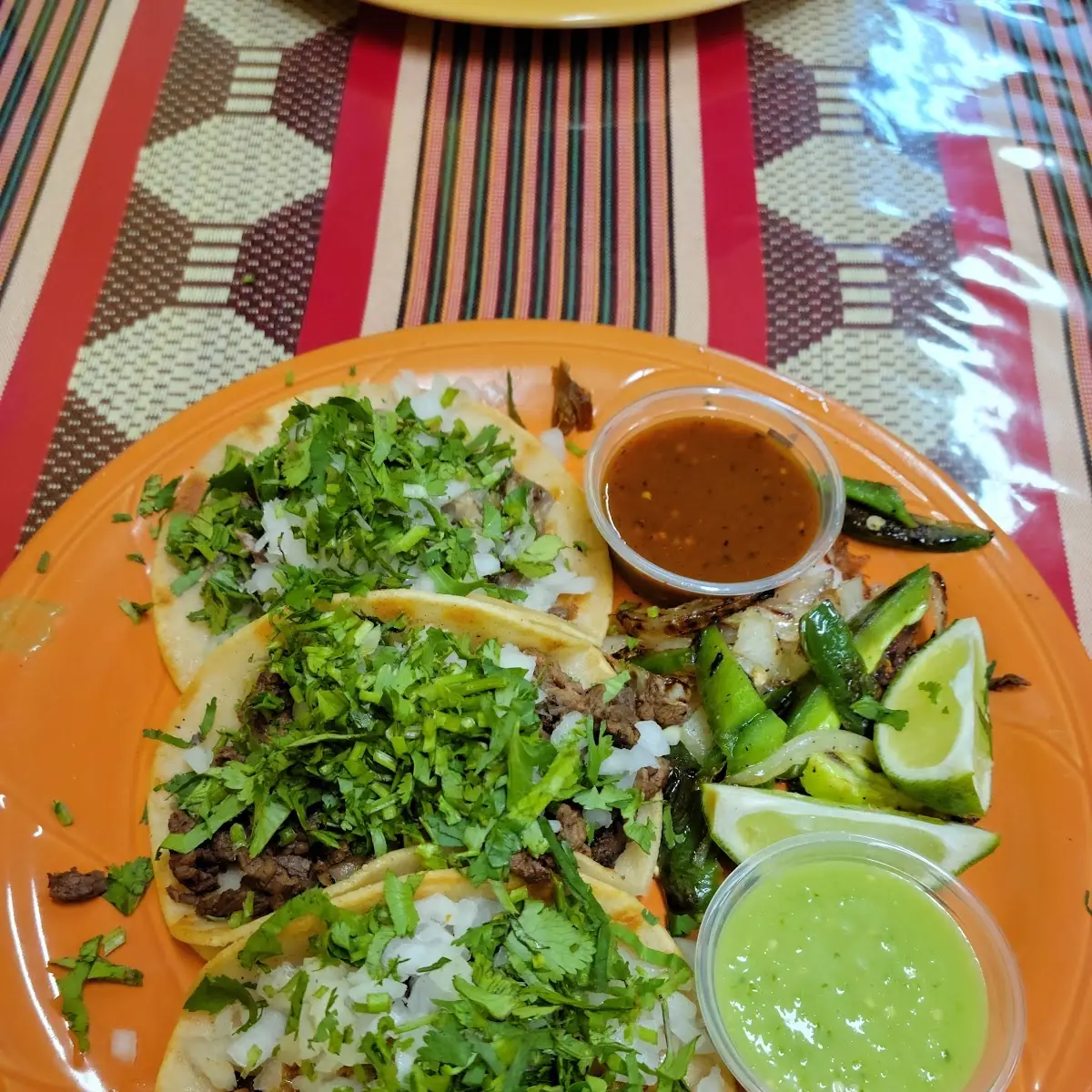 Street Tacos with Salsa Bottles