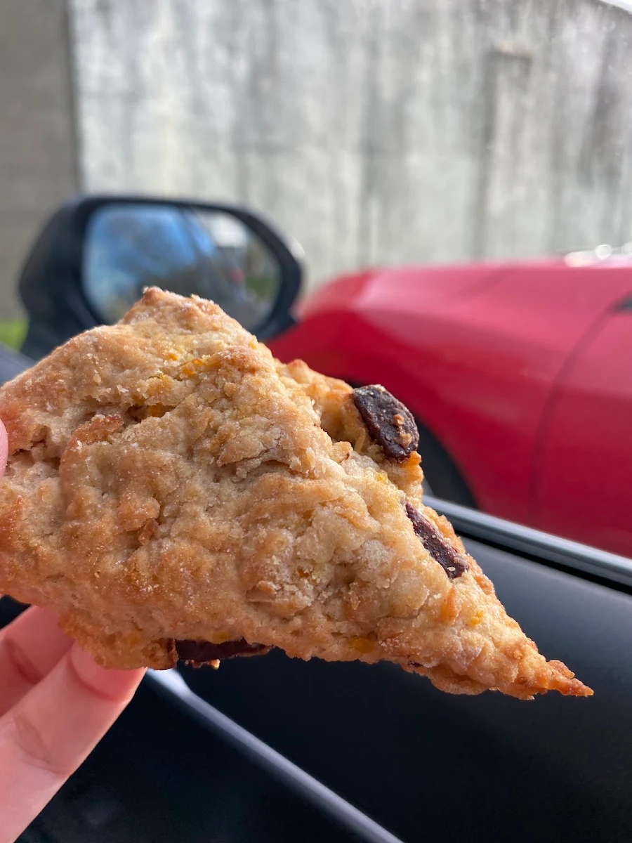 Dark Chocolate Orange Scone