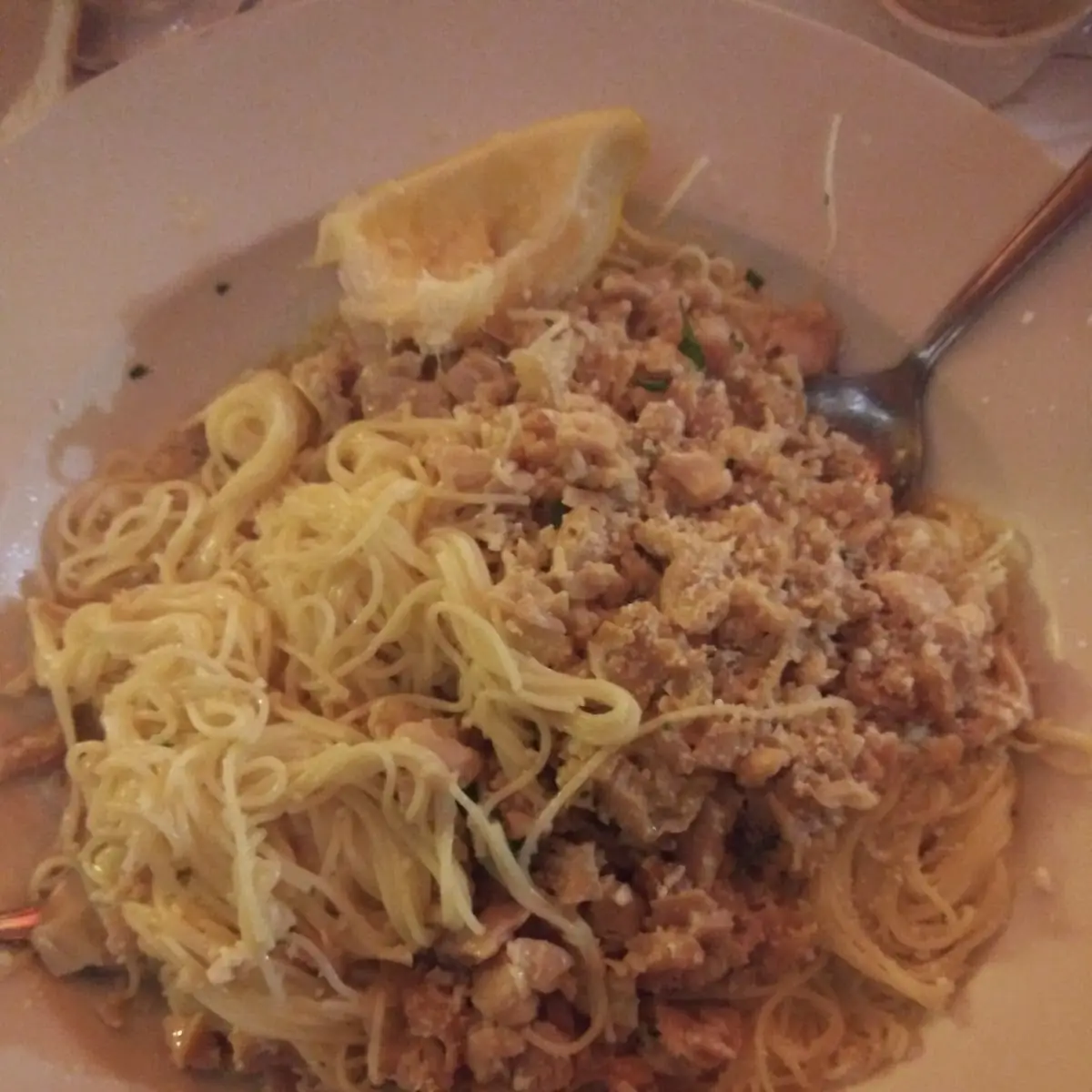 Angel Hair with White Clam Sauce
