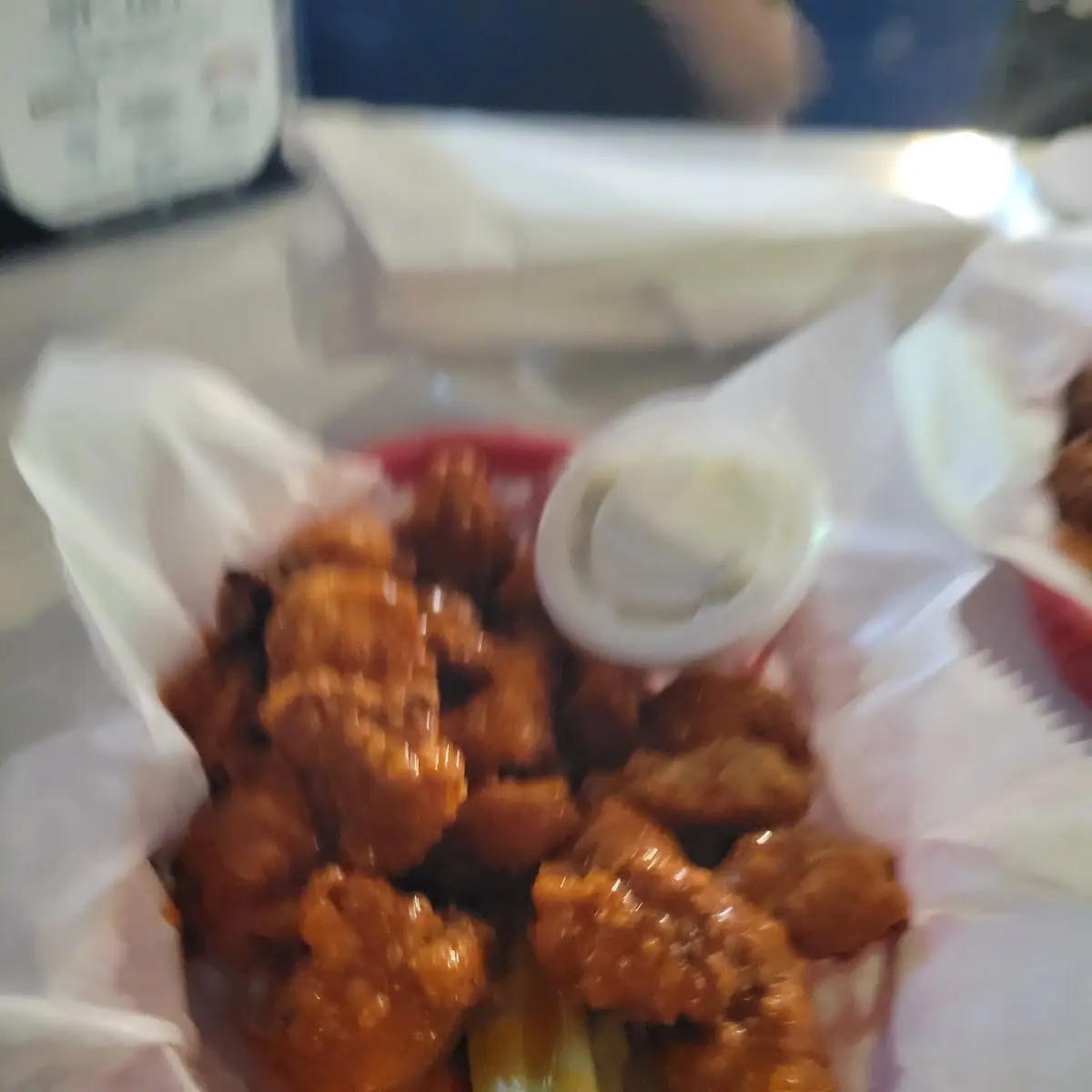 Buffalo Cauliflower bites