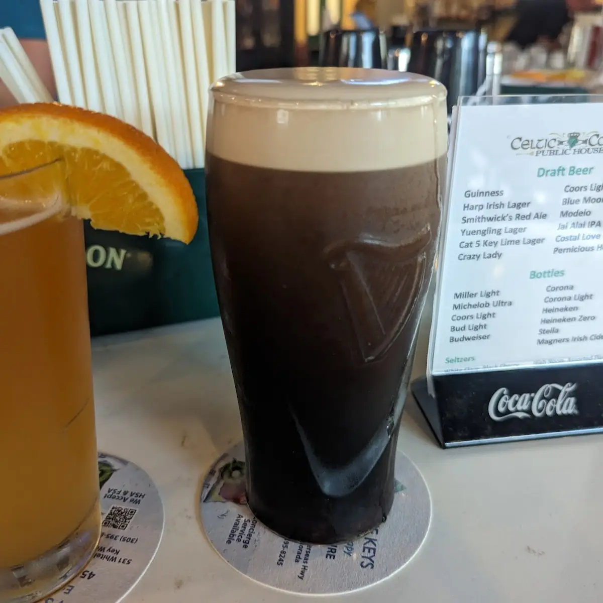 Guinness and Blue Moon