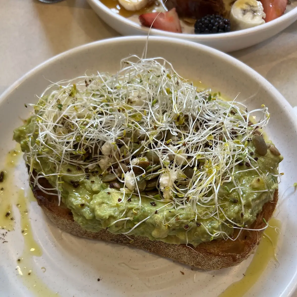 Avocado Toast on Sourdough Bread